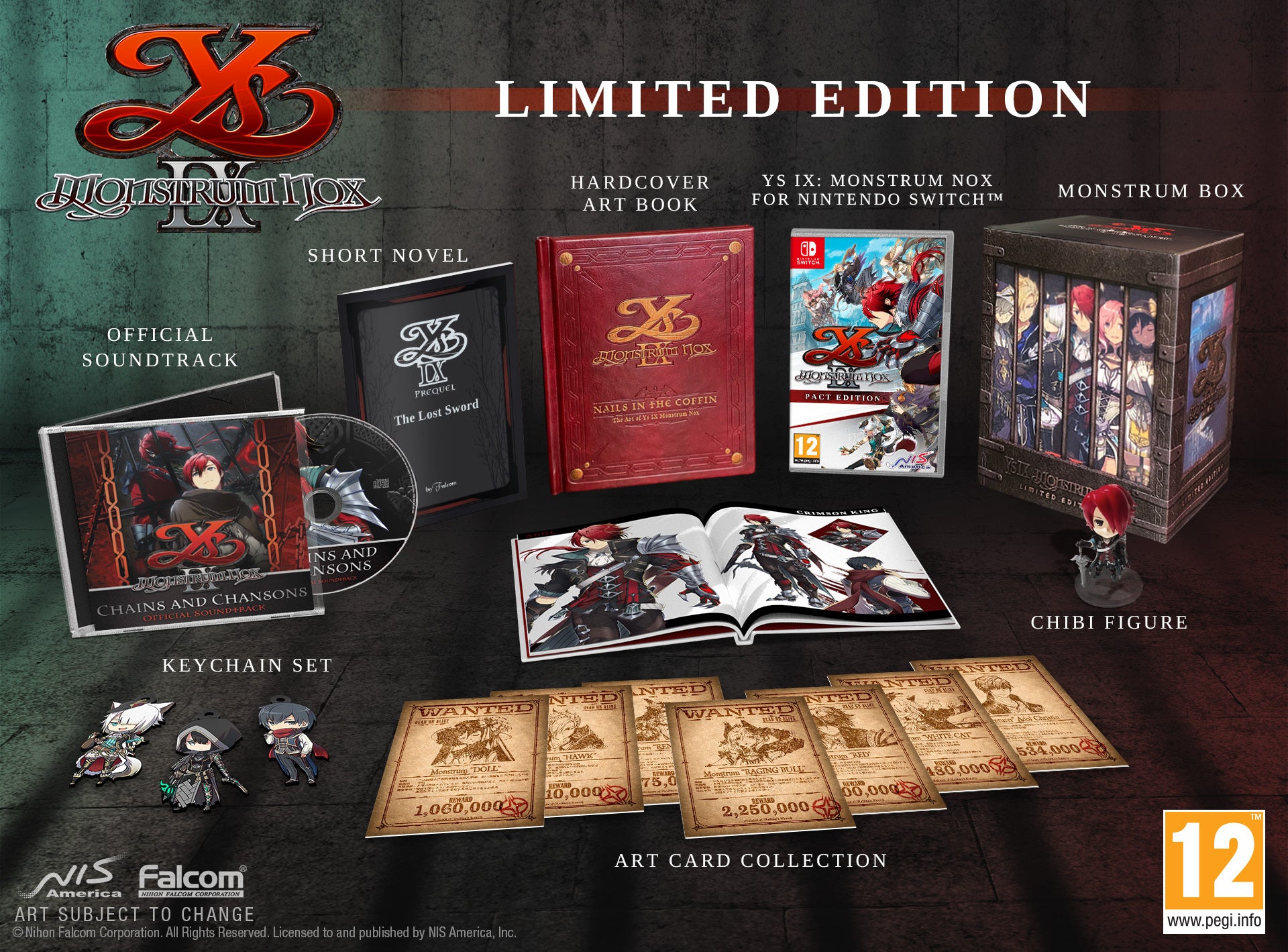 Ys IX: Monstrum Nox  - Limited Edition - Nintendo Switch™