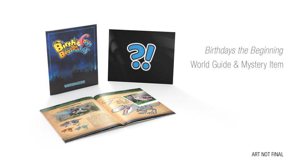 Birthdays the Beginning World Guide and Mystery Item