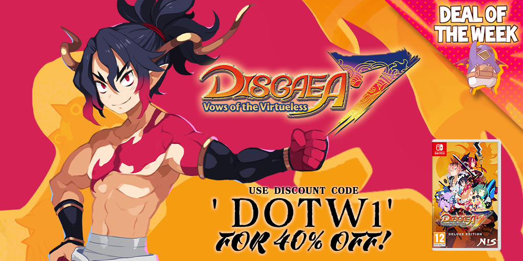 Deal of the Week | Disgaea 7: Vows of the Virtueless | Deluxe Edition | Nintendo Switch™