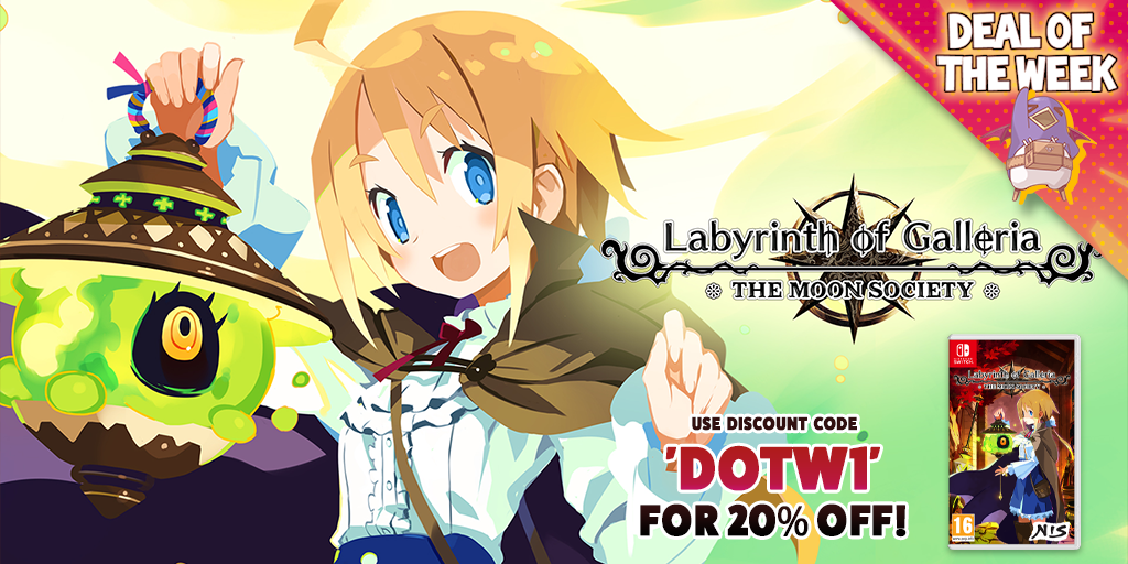 Deal of the Week | Labyrinth of Galleria: The Moon Society | Standard Edition | Nintendo Switch™