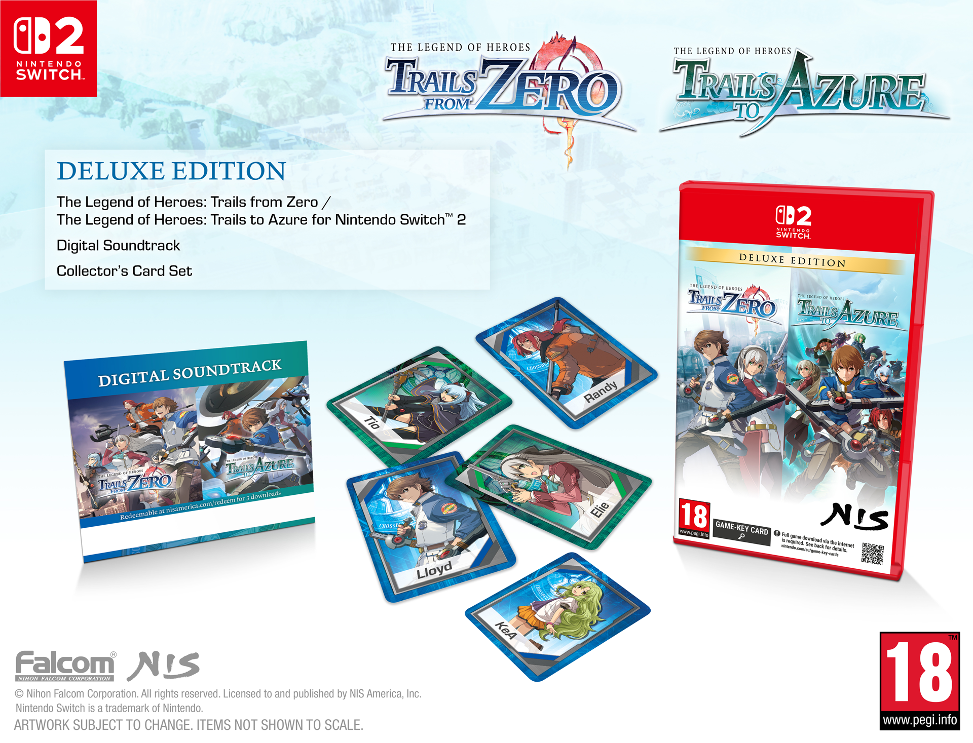 The Legend of Heroes: Trails from Zero / The Legend of Heroes: Trails to Azure - Deluxe Edition - Nintendo Switch™ 2