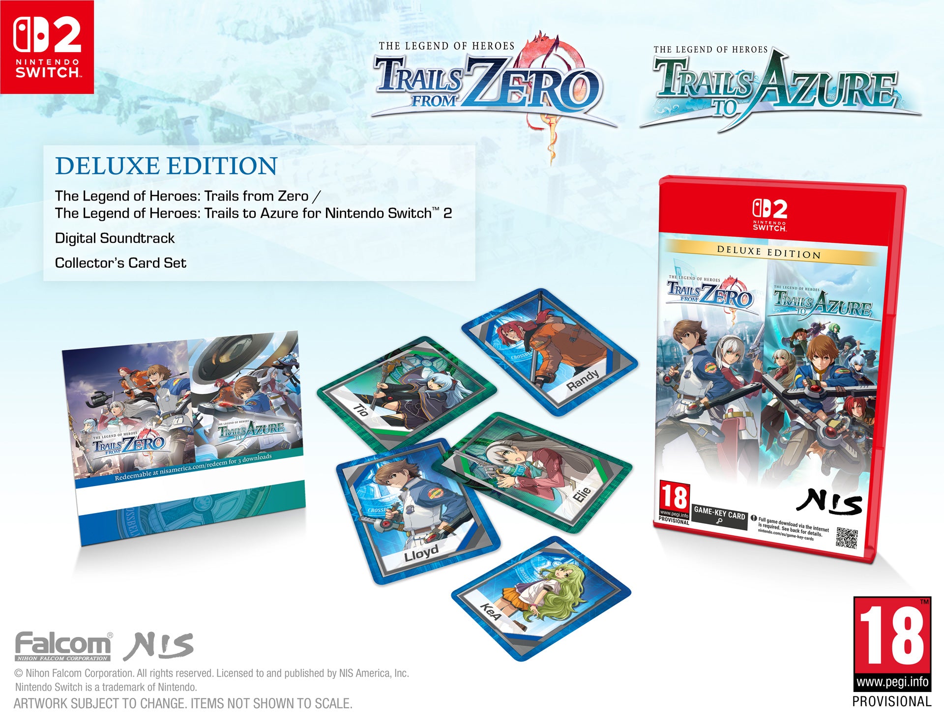 The Legend of Heroes: Trails from Zero / The Legend of Heroes: Trails to Azure - Deluxe Edition - Nintendo Switch™ 2