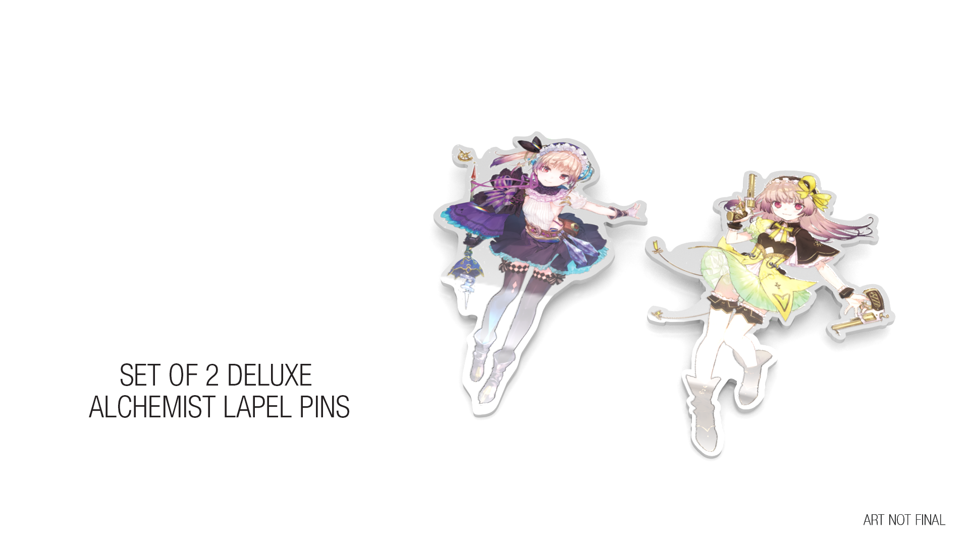 Atelier Lydie & Suelle 2 Deluxe Alchemist Lapel Pins