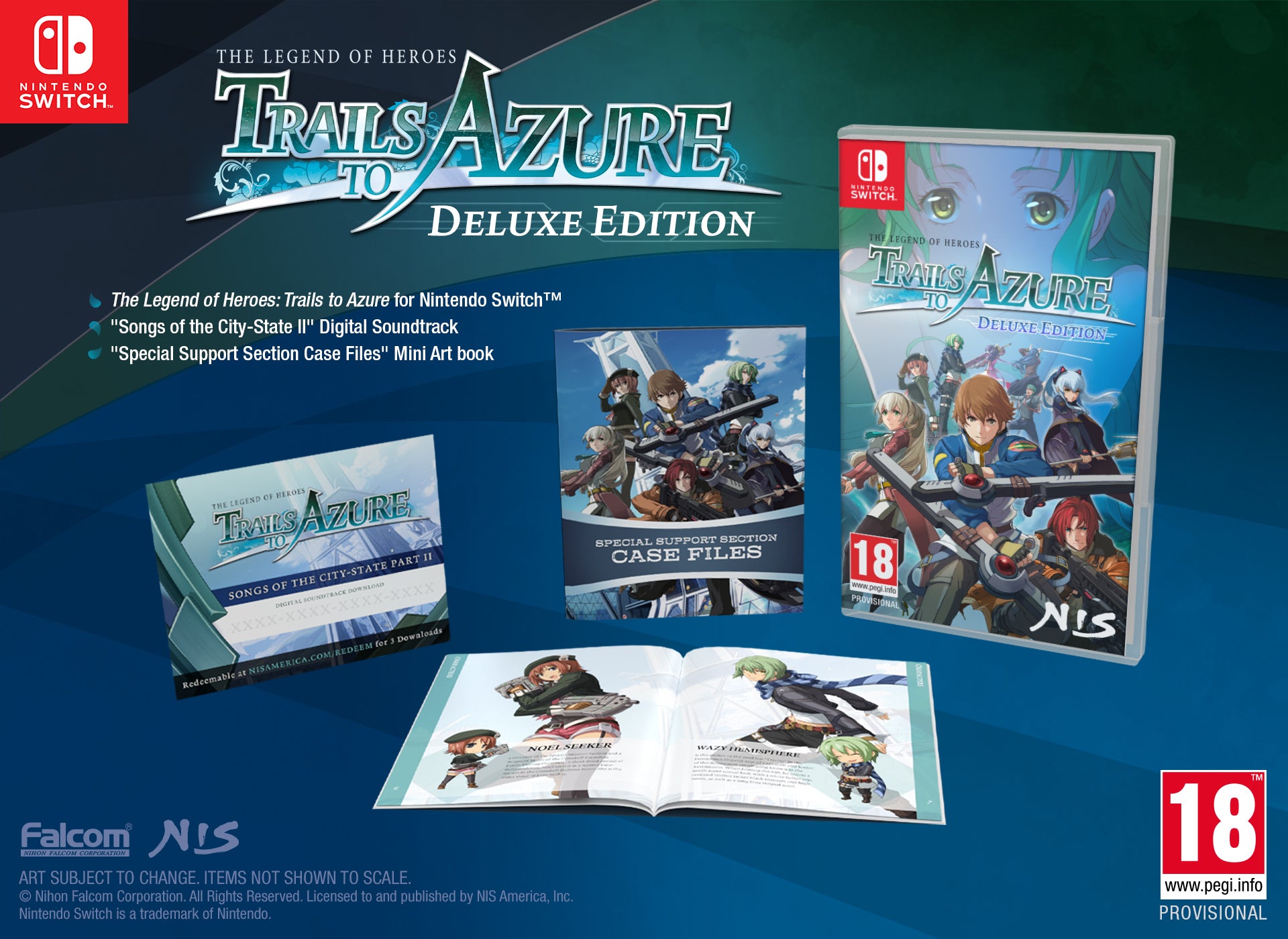 The Legend of Heroes: Trails to Azure - Deluxe Edition - Nintendo Switch