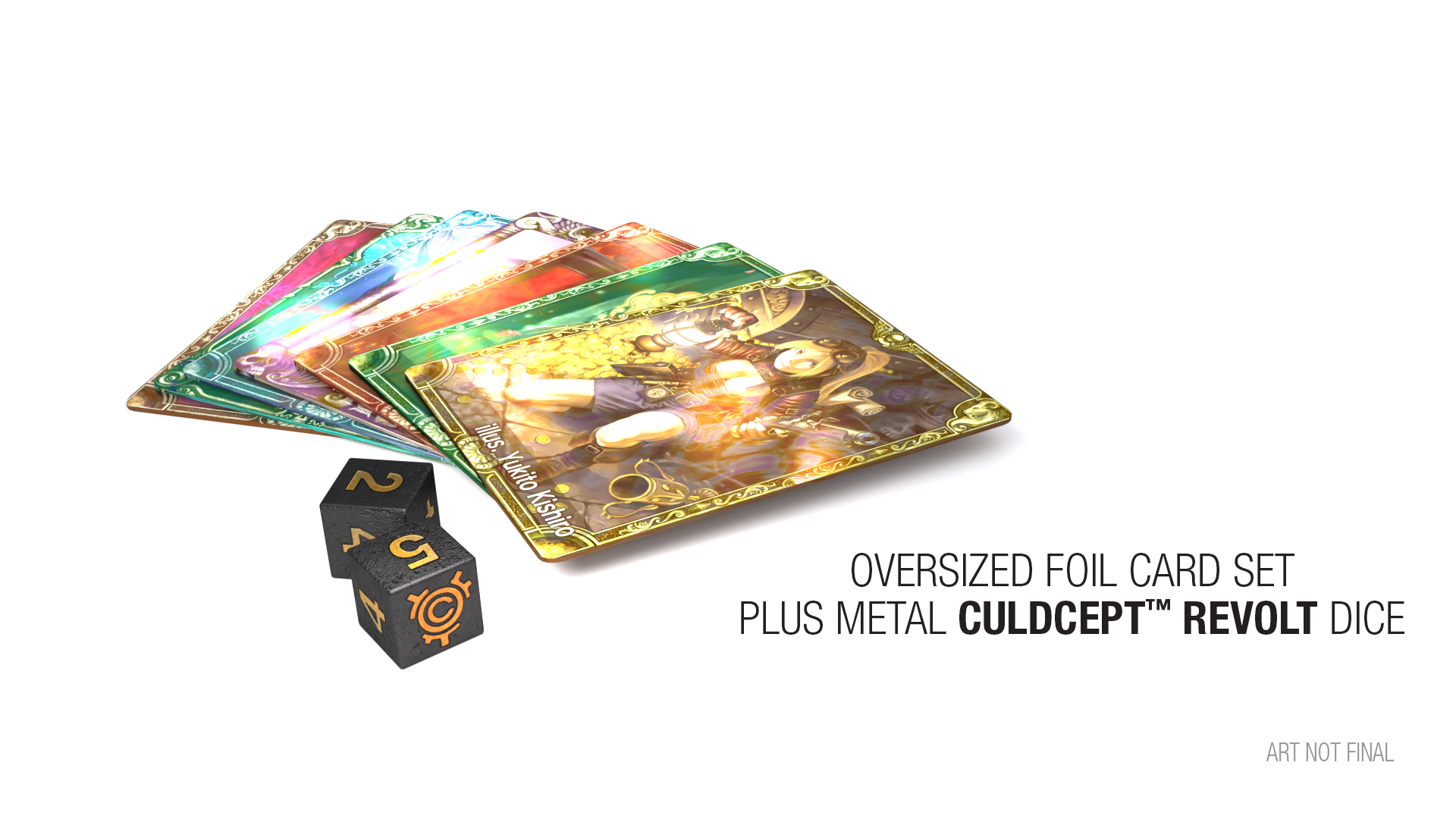 Culdcept Revolt Foil Card Set and Dice