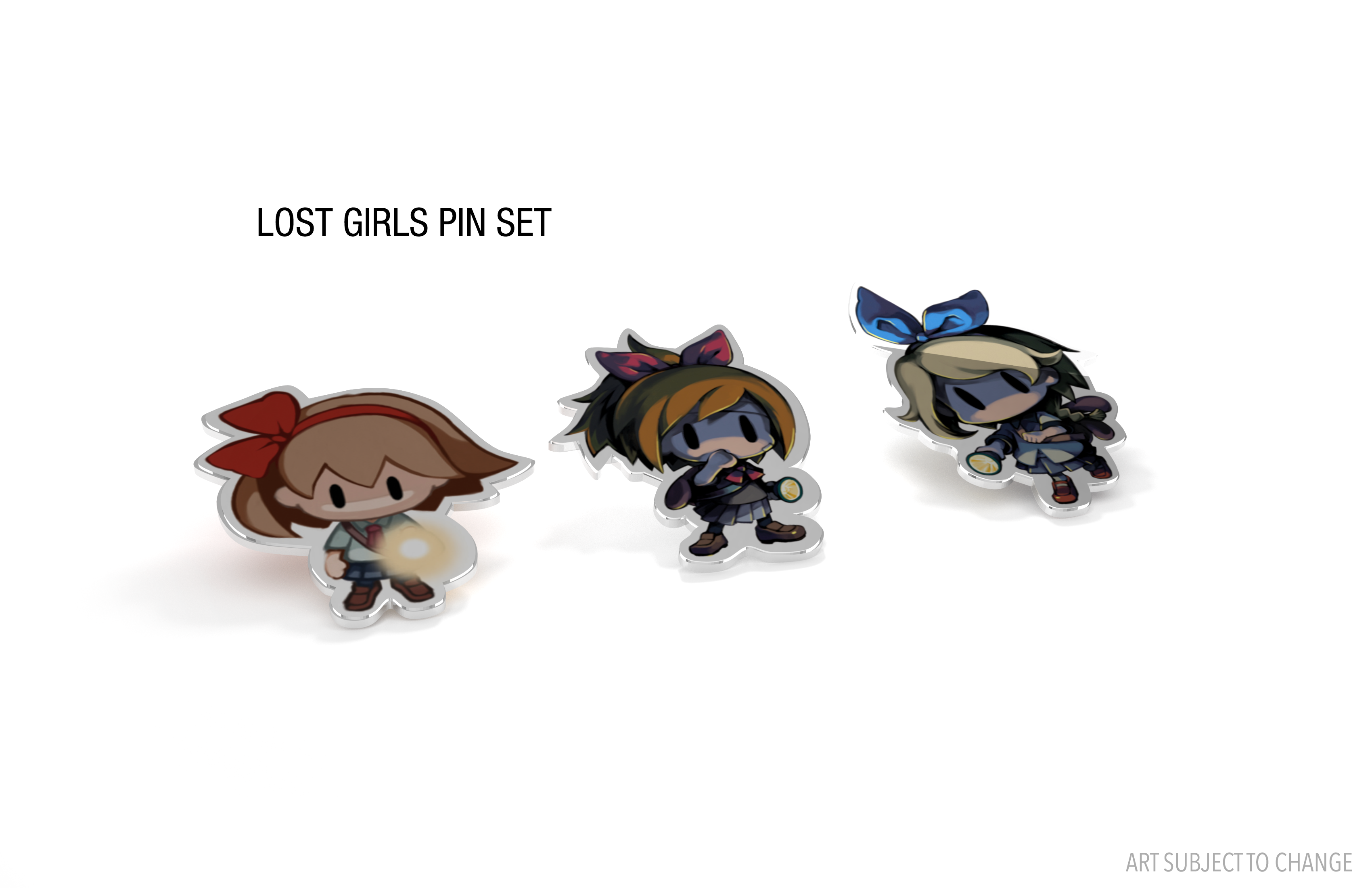 Yomawari: The Long Night Collection - Lost Girls Pin Set