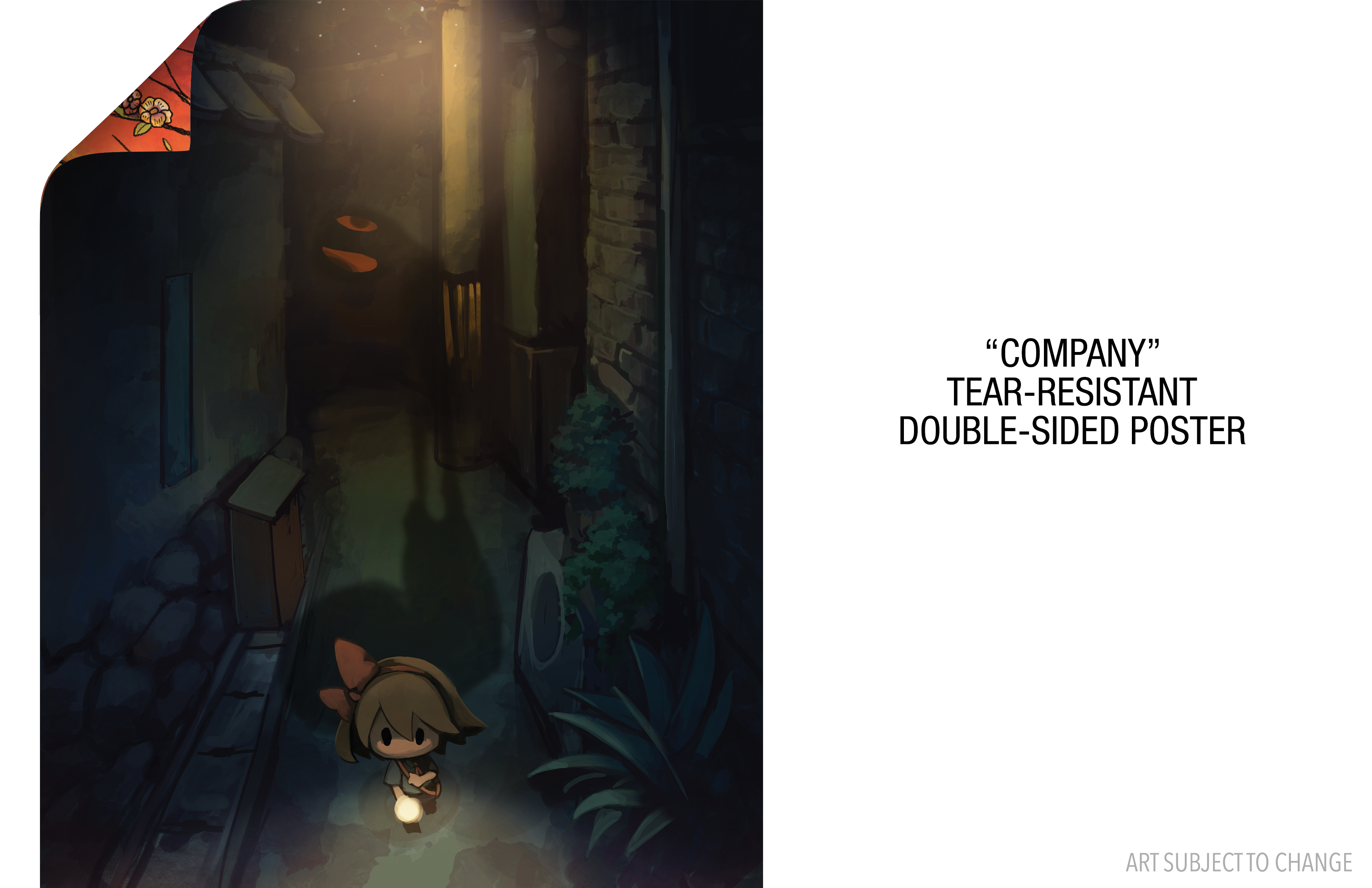 Yomawari: The Long Night Collection - "Company" Double-sided Poster