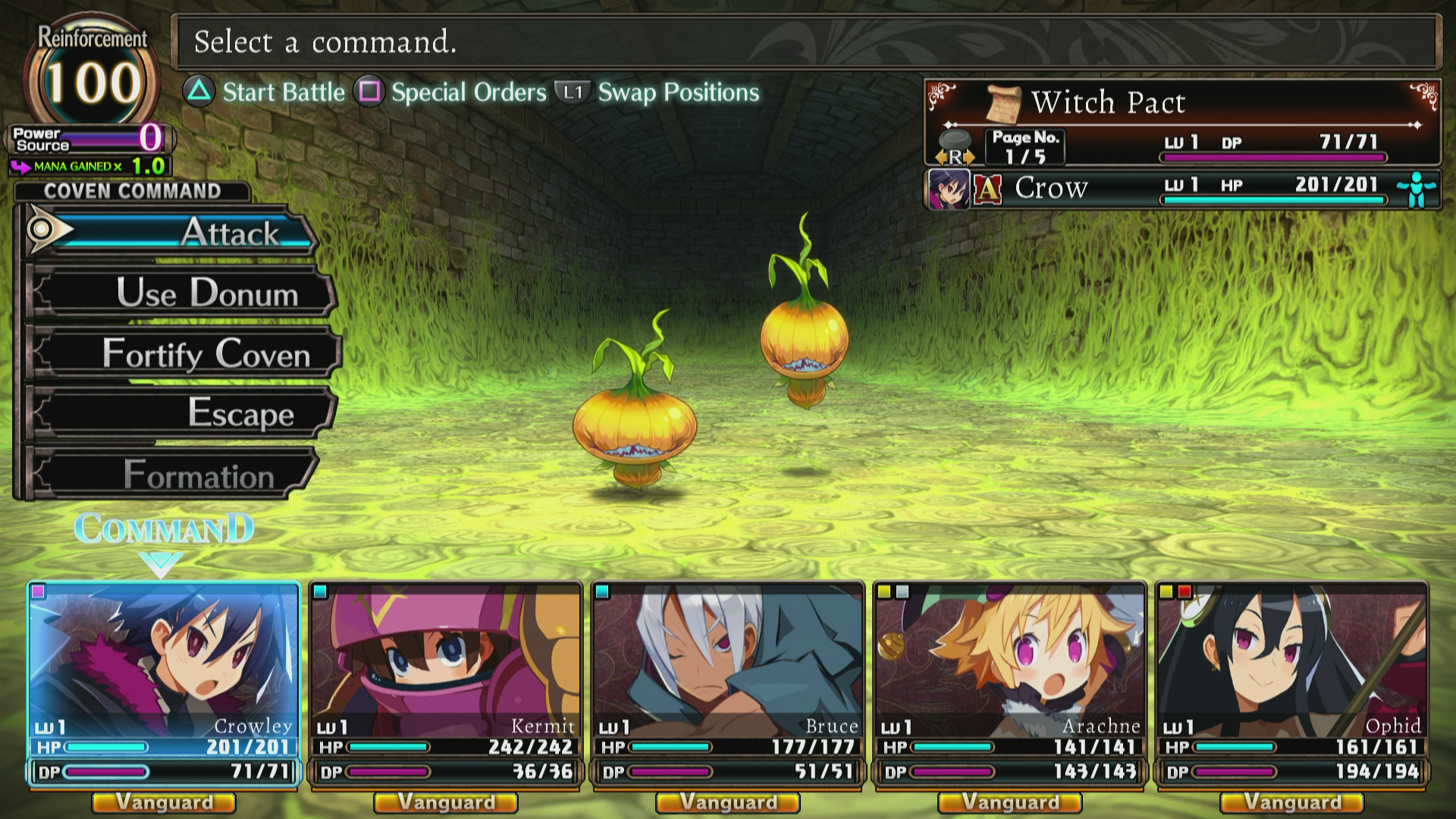 LABYRINTH OF REFRAIN: COVEN OF DUSK - Screenshot